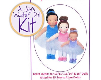 Joy's Waldorf Dolls Ballet Outfits Kit Sale for Waldorf Dolls