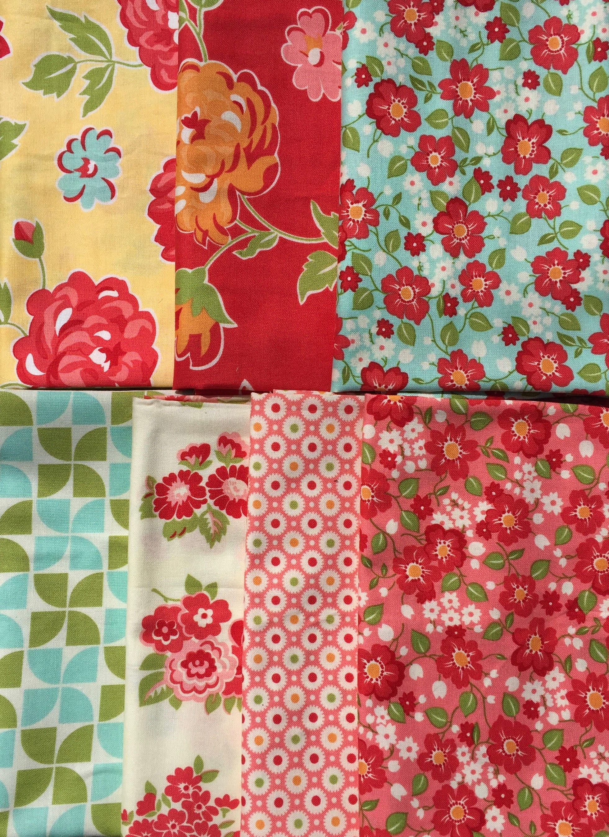 Marmalade Bonnie & Camille moda fabric 7 FQ* set OOP HTF Please Read ...