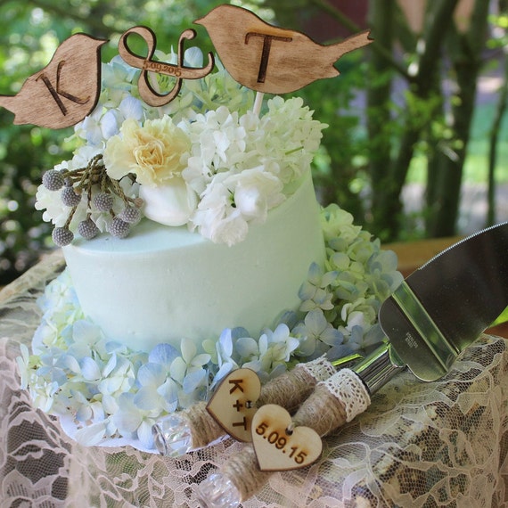 Wedding Cake Knife Rustic Decor Cutter Personalized Serving Set Server Wedding Cake Knife Rustic Decor Cutter Personalized Serving Set Server