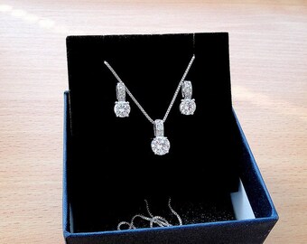 Wedding Jewelry Set Bridal Jewelry Set Bridesmaid Gift Set Bridesmaid Earrings Bridesmaid Jewelry Personalized Gift Bridesmaid Necklace jm