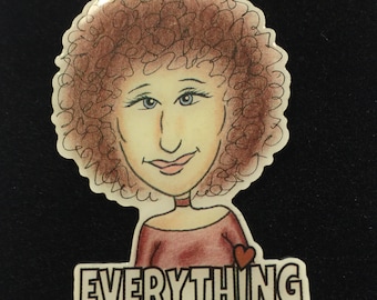 Everything, lapel pin