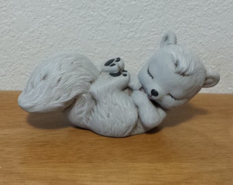 Ceramic Baby Squirrel Sleeping (#456)
