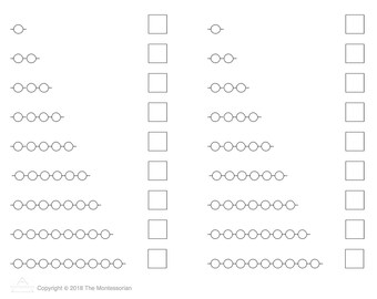 Short Bead Stair Recording Worksheet (PDF)