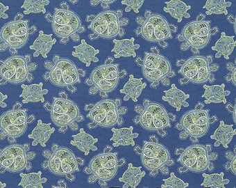 Jimbaran Bay - Turtle Print - Multiple Colors Available - Home Decor Fabric by the Yard