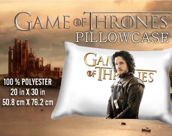 Game of Thrones Jon Snow Kit Harington Pillowcase