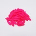 30 pcs UV Active Neon glass beads 15mm - dagger beads, pink, UV reactive beads