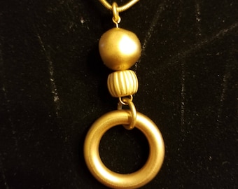 Fabulous Vintage ANNE KLEIN gold plated necklace
