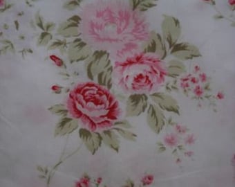 Rachel Ashwell " Wildflower Bouquet" Fabric Pink Roses 30"X18"