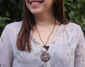 Leather Steampunk Necklace