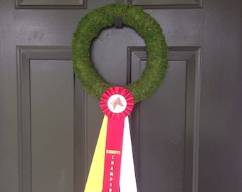 Horse ribbon wreath