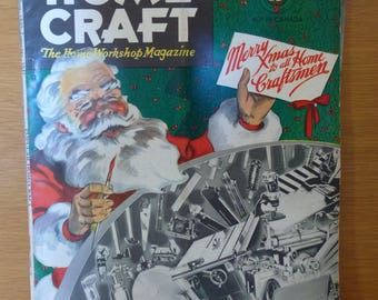 Popular HOME CRAFT Magazine Dec.-Jan. 1940-1941 The Home Workshop Magazine