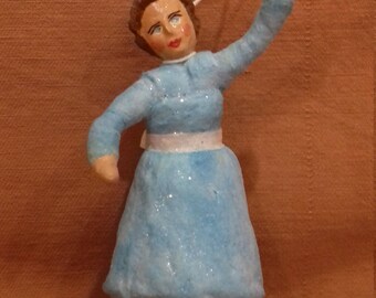 Christmas Spun cotton ornament "Girl-3"