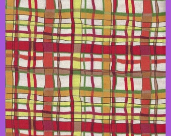 Stripe Plain Cotton FABRIC Fat Quarters Bright Cheery