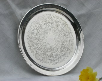Tray - Reed & Barton - Silver Plate - Round - 10 Inches - Vintage