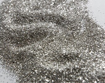 German Glass Glitter, 1 Pound Glass Glitter, Bulk Glass Glitter, German Silver Glitter, Glass Glitter, Craft Supply, Glitter Glass