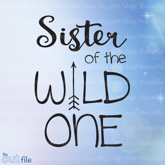 Download Sister of the Wild One svg Family shirts first birthday