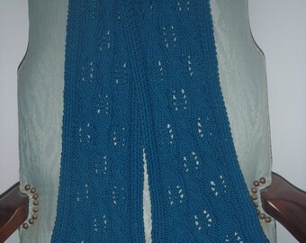 Knit Cable & Lace Scarf Pattern
