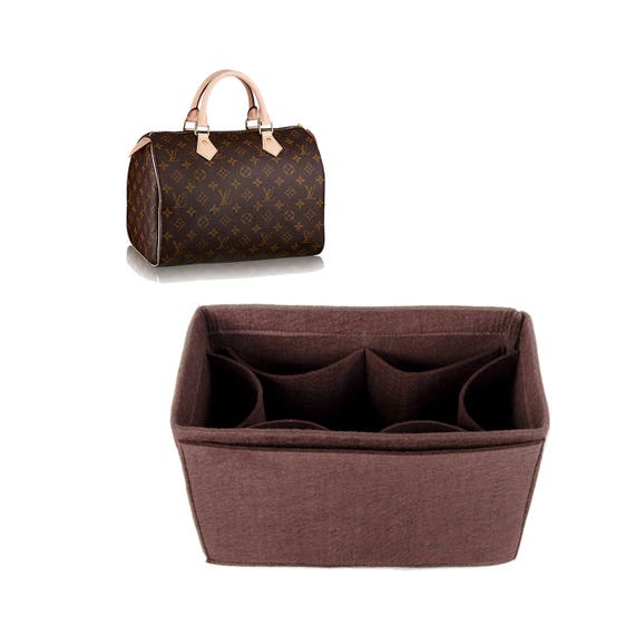 Louis Vuitton speedy Purse insert bag organizer felt bag