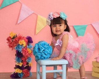 Flower crown baby adult hand made flowers you choose your favorite colors