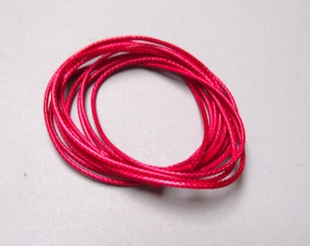 1 meter 1 mm bright red thread.