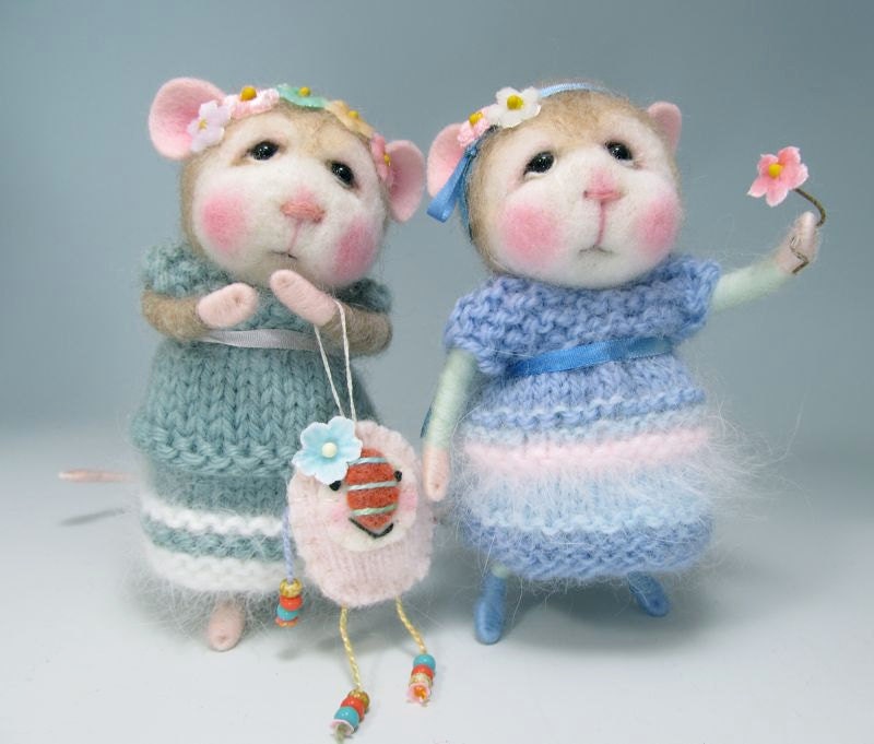 Needle Felted Animal Tutorial / Needle Felted Pattern / Needle