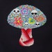 Mushroom Garden Sugar Skulls Cross Stitch Pattern