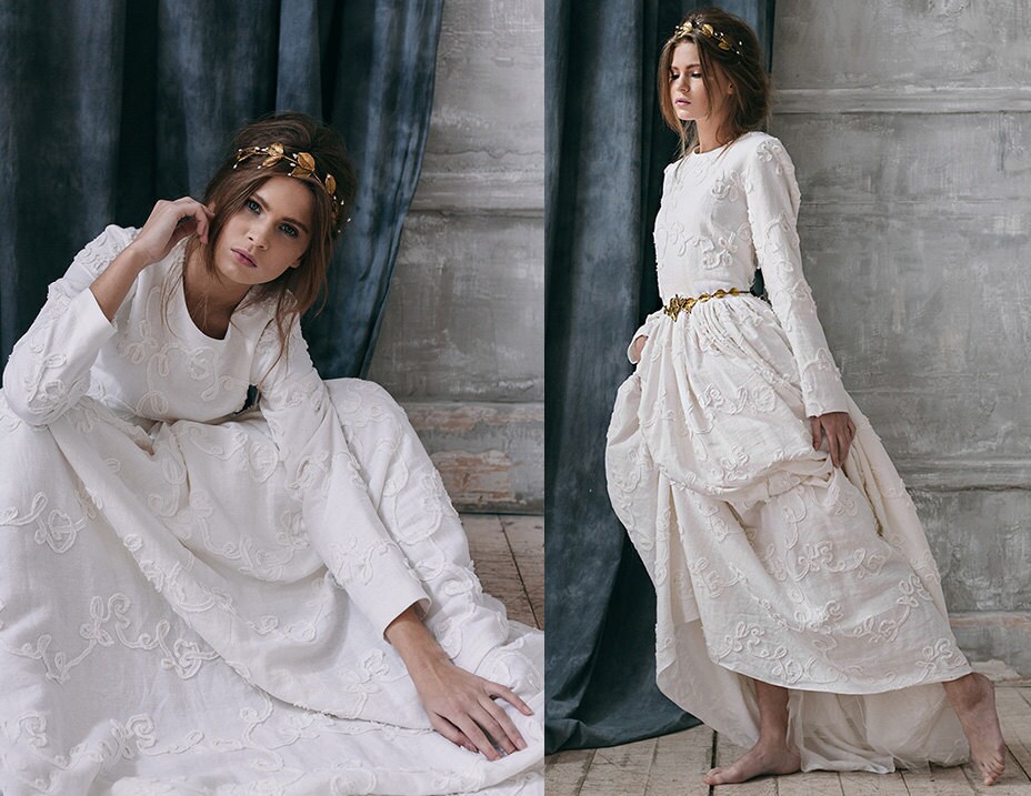 Rabia Rustic Wedding Dress Long Sleeve With Rabia Rustic Wedding Dress Long Sleeve With
