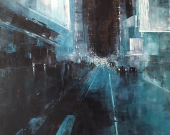 NYC 2 inspired by Jeremy Mann