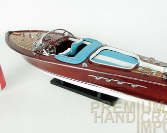 Riva Aquarama Wooden Model Boat