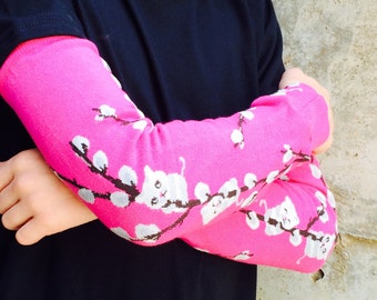 Cat Leg and Arm Warmers for Boys and Girls - Fun Kitty Willows Design for Baby, Toddler, Kid and Tween - Great Baby Shower or Birthday Gift
