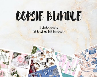 OOPSIE BUNDLE! (6 sheets)