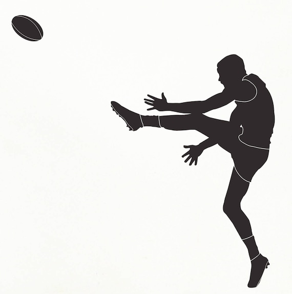AUSTRALIAN FOOTY PLAYER Wall Sticker Removable Decal Made In