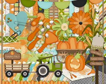 Pumpkins, Pumpkins, Pumpkins Digital Scrapbook Kit