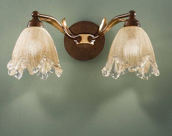 Italian Wall Sconce, Wall Sconce, Tropical Sconce, Wall Mount, Made in Italy