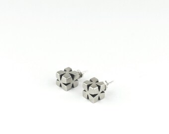 Earrings "Cubo" Collection - Sterling Silver