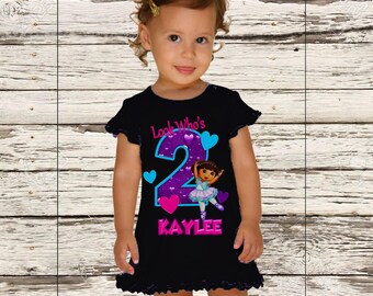 Dora Birthday Dress- Dora Ballerina Birthday Outfit