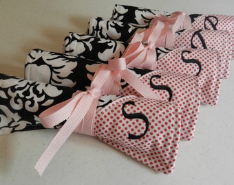 Gift of 5 Jewelry Rolls with Monograms