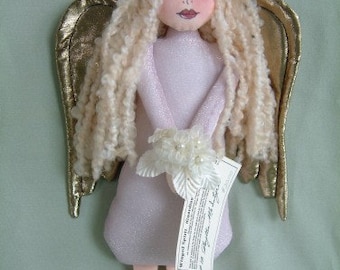 Winged Spirit Wall Hanger Art Doll no. 12