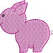 Mini Pig machine embroidery designs