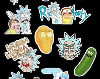 Rick and Morty stickers