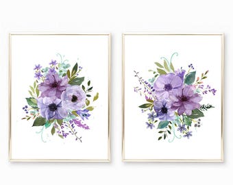 lavender lilac art etsy
