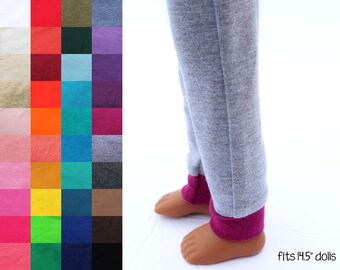 Fits like Wellie Wishers Doll Clothes - Jogger Pants, You Choose Colors | 14.5 Inch Doll Clothes
