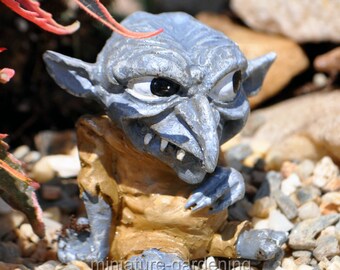 Snert the Troll for Miniature Garden, Fairy Garden