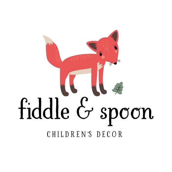 Fox Logo Logo For Children Children Logo Baby Clothes Logo