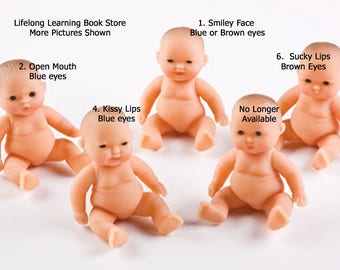 Berenguer Itty Bitty 5" Inch Baby Doll Lots to Love Pick Your Favorites Adorable Airbrushed Features (Dimples, Creases, Cheeks, Toes & More)