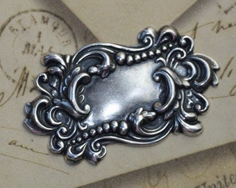 Silver Victorian Repousse Finding 1520