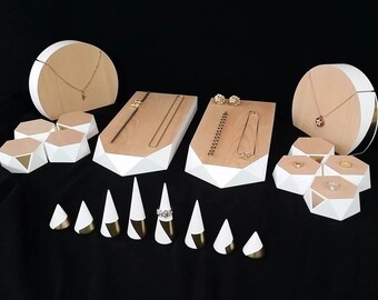 Jewelry display set for craftshow and shopwindow