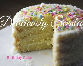 BIRTHDAY CAKE Fragrance Oil 2 or 4 oz for candles, soap, perfume oil, cosmetics, soap making, pure, skin safe, supply, concentrated, DIY