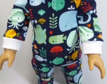 American Girl Doll Logan Pajamas