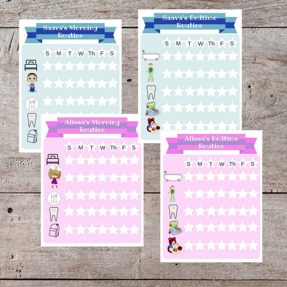 kids daily checklist